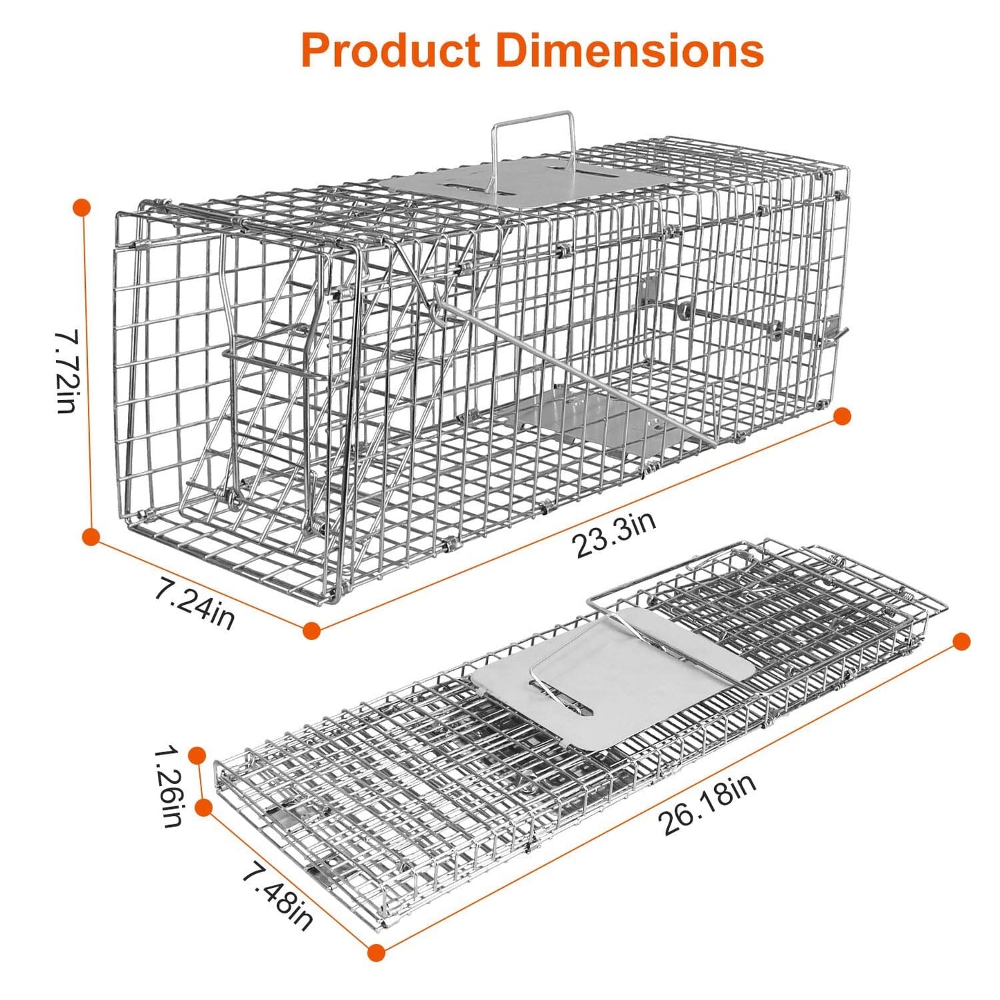 Rynx | Human Liv Animal Cage Foldable Galvanized Wire