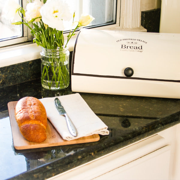 Rynx | Old Sheffield Village Inspired Enamel Breadbox