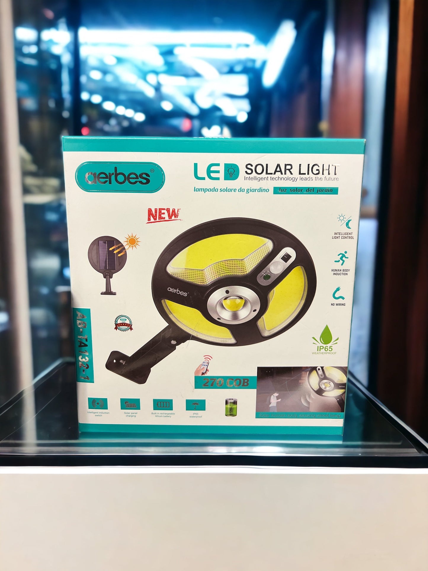 Rynx | Solar lamp 270 COB wall lamp outdoor solar waterproof street lamp garden landscape lighting