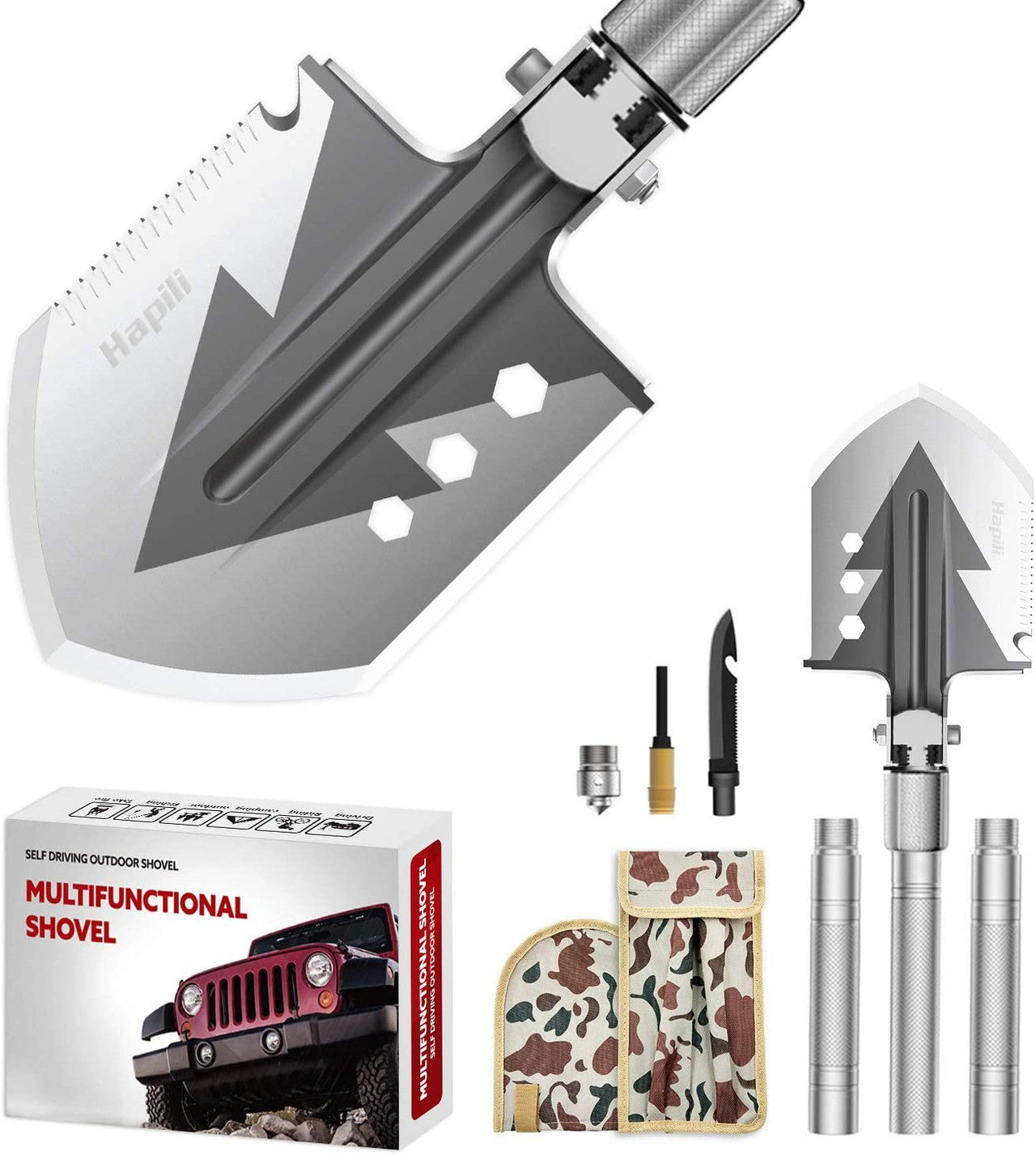 Rynx | Multifunctional Camping Shovel