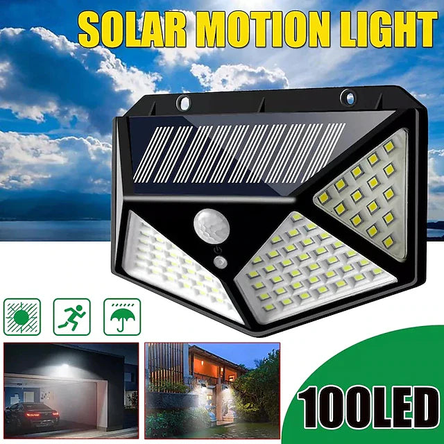 Rynx | Solar Motion Detector Wall Lighting Combination 4-Pack