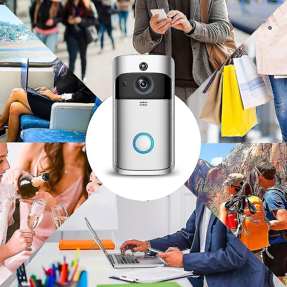 Rynx | Smart Doorbell Camera Wifi Wireless Call Intercom Video Eye For Apartments Doorbell For Phone Home Security Cameras