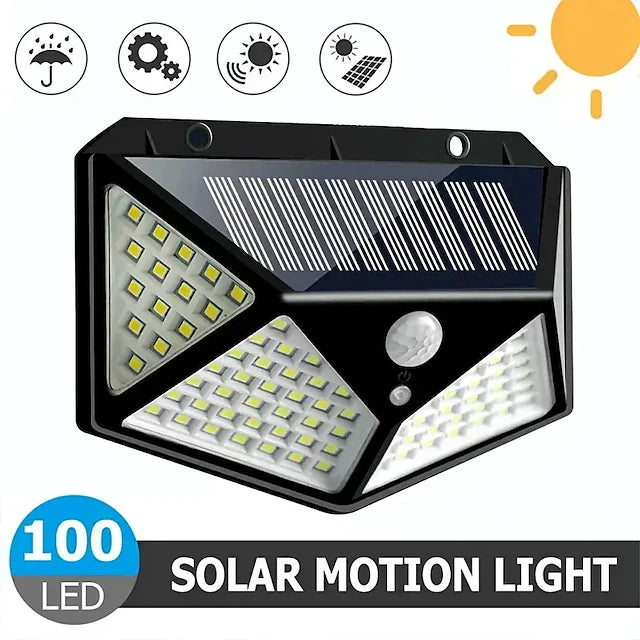 Rynx | Solar Motion Detector Wall Lighting Combination 4-Pack