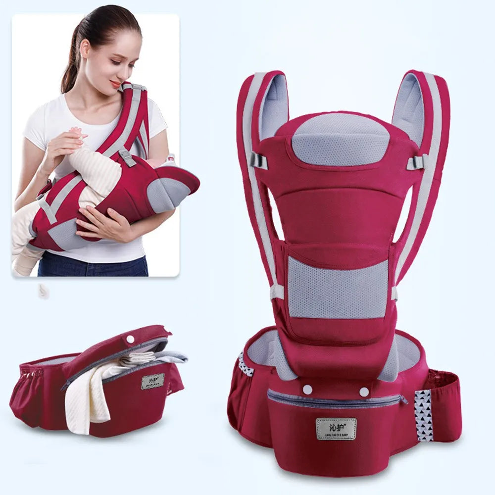 Rynx | Babytrust - Ergonomic Baby Carrier - Comfortable - Safe - Stylish Red