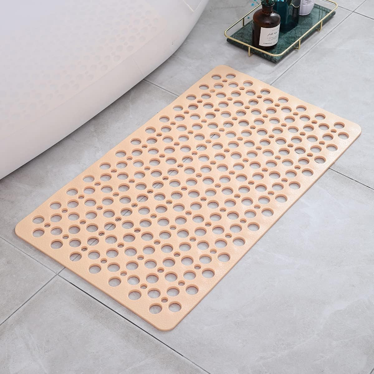 Rynx | Non-slip antibacterial bath mat with suction cups | Safe and hygienic bathing solution for families