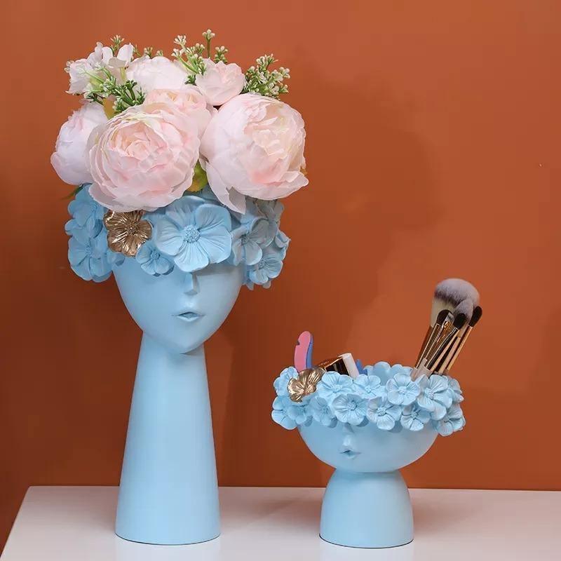 Rynx | FloraCrown Flower Crown Vase | Handmade Flower Decoration | Elegant Home Accents | Various Sizes