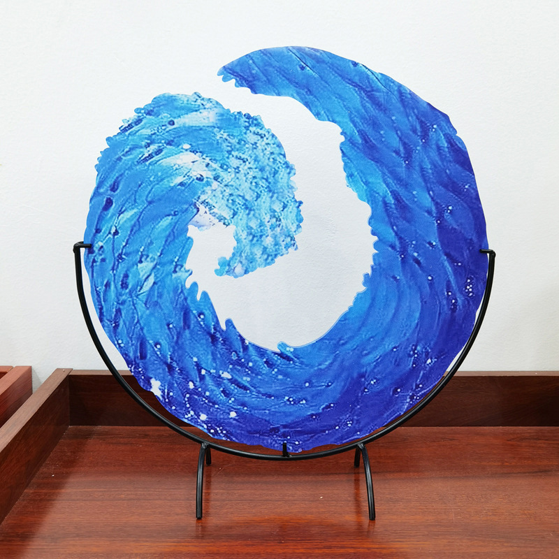 Rynx | WaveFlow artistic glass art of the majestic sea