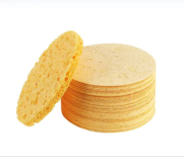 Rynx | 50/20/10 pieces Soft Facial Cleansing Sponge Pads