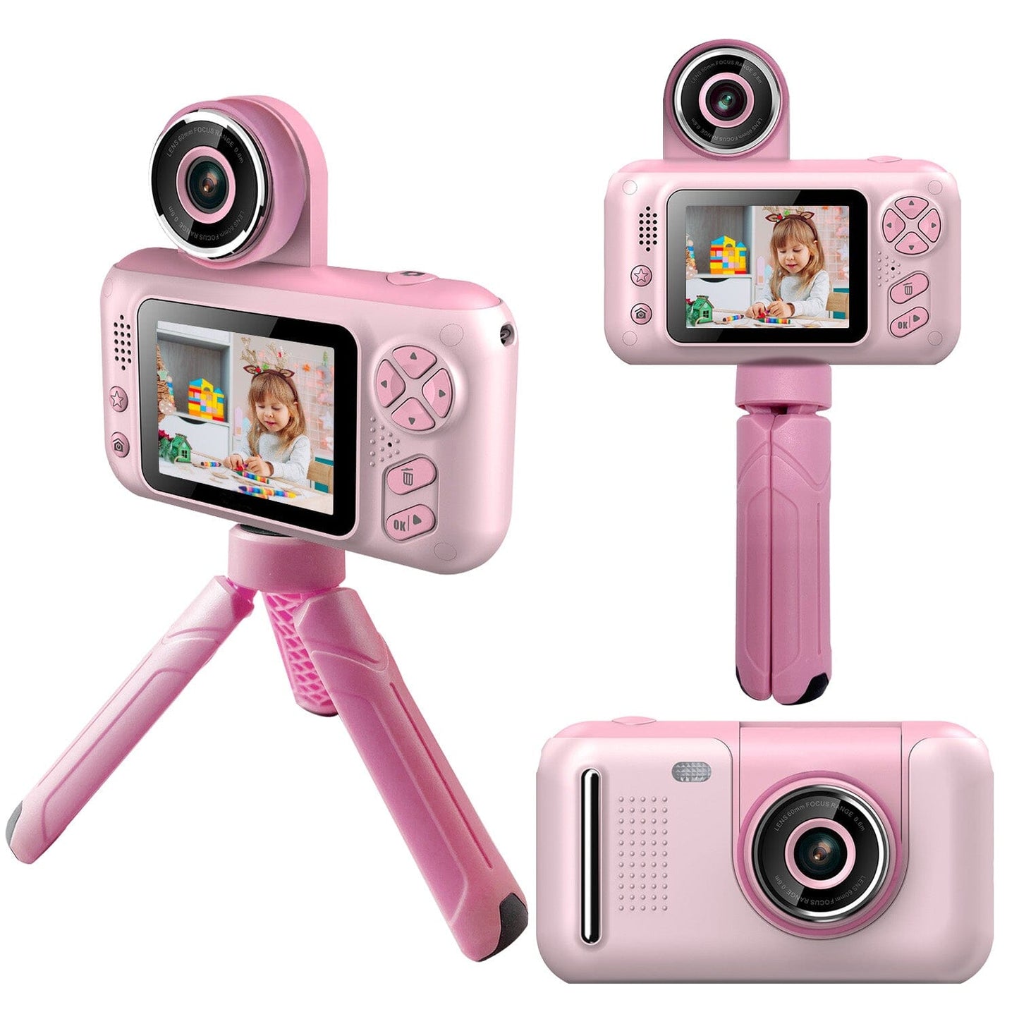 Rynx | Kids Digital Camera with Rotatable Lens