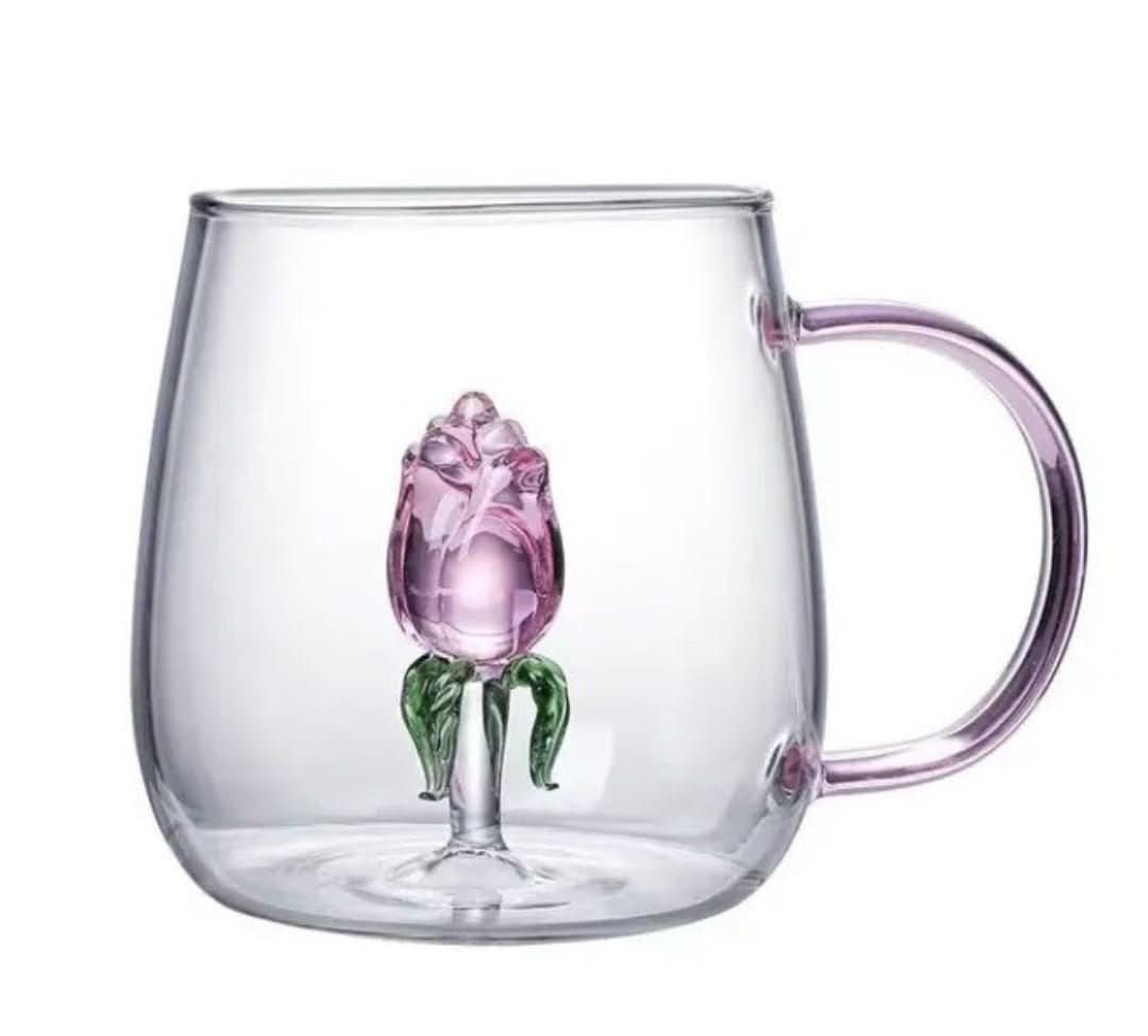Rynx | La Vie En Rose | Champagne glass - Handmade