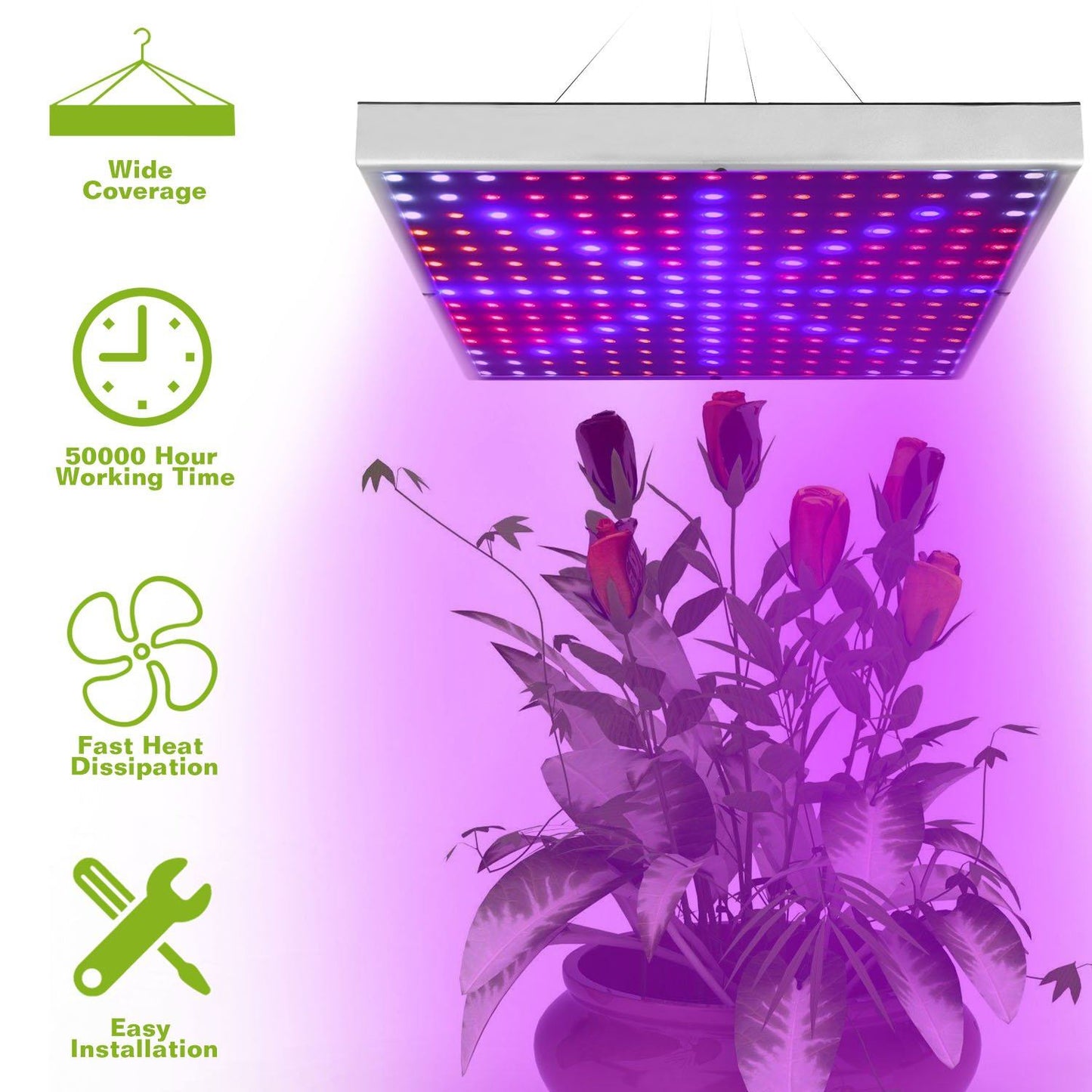 Rynx | LED Grow Light Full Spectrum Hanging