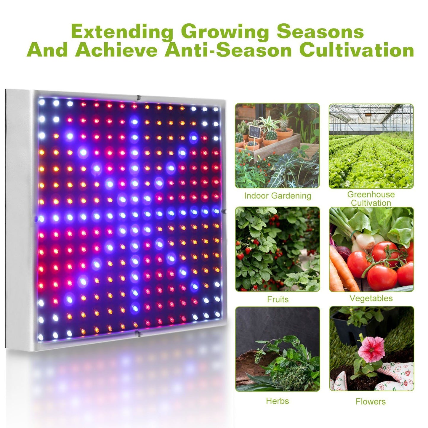 Rynx | LED Grow Light Full Spectrum Hanging