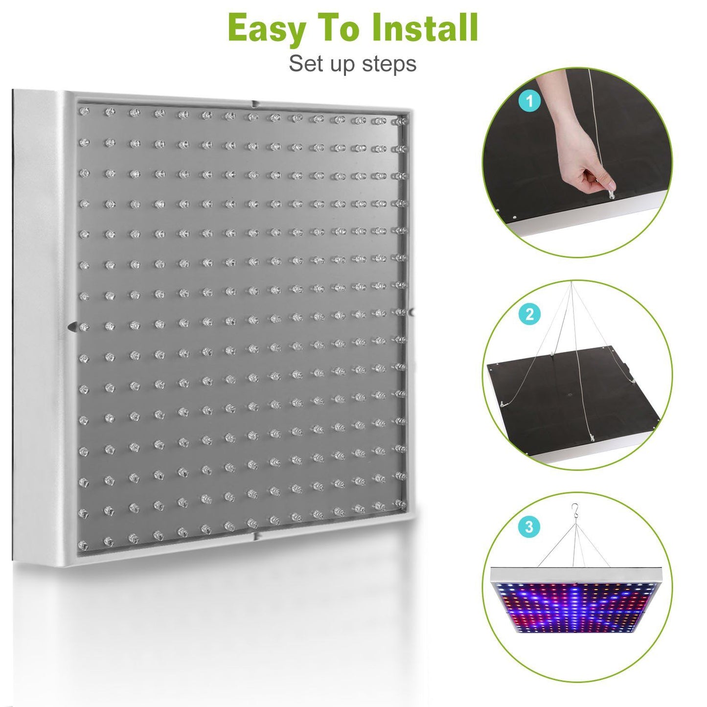 Rynx | LED Grow Light Full Spectrum Hanging