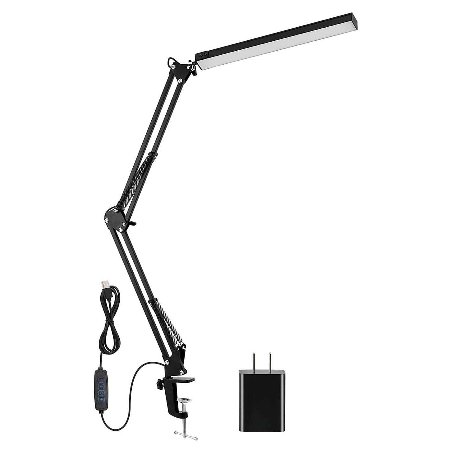 Rynx | LED Reading Lamp with Clamp Adjustable Swing Arm