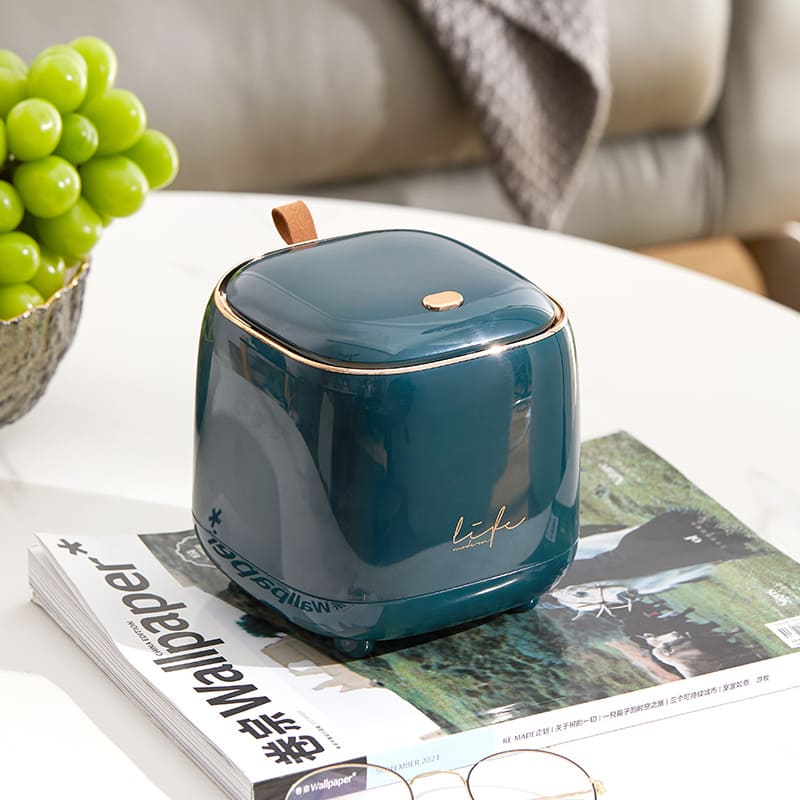 Rynx | Luxury Decorative Table Waste Bin Lattea - Stylish - Functional - Space-saving