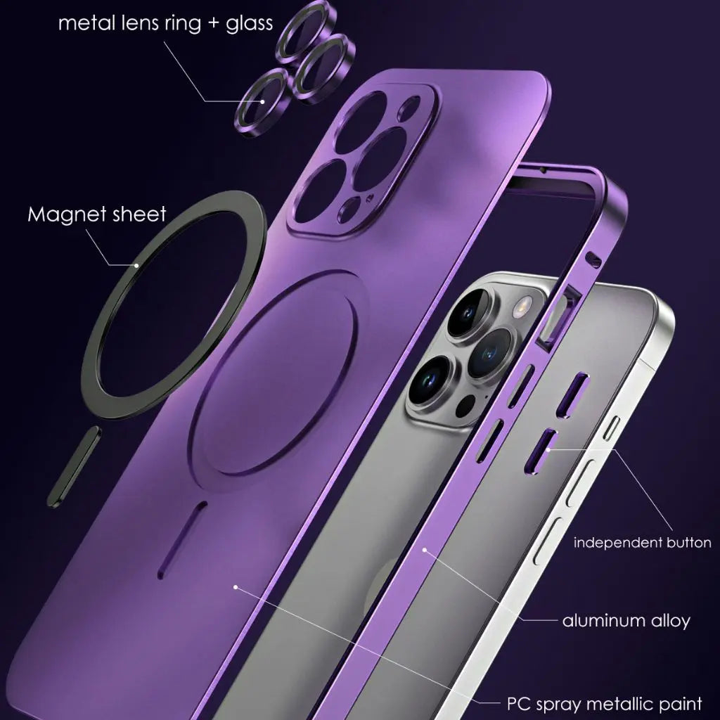 Rynx | Magnetic Metal Covers for iPhone - Slim Protection with Style