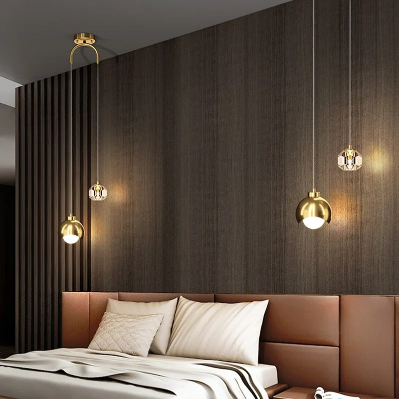 Rynx | Modern LED Pendant Light for Stylish Ambiance in Bedroom and Dining Room