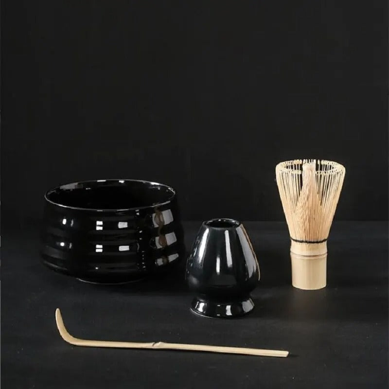 RYNX | Teaspoon Set, Matcha Set Made Of Bamboo, Traditional Tea Service For Home, Tea Accessories. Birthday Gift, Kitchen Equipment.