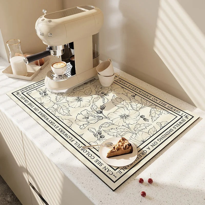 Rynx | Super Absorbent Kitchen Mat - Large - Quick-Drying - Ideal For Drainage