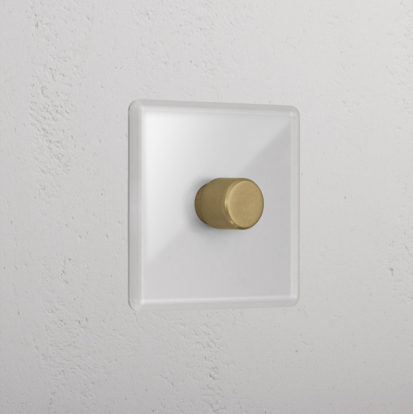 Rynx | 1G Two Way Dimmer Switch - Clear Antique Brass