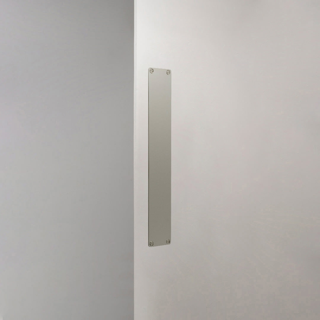 Rynx | Harper Push Plate 400mm - Polished Nickel