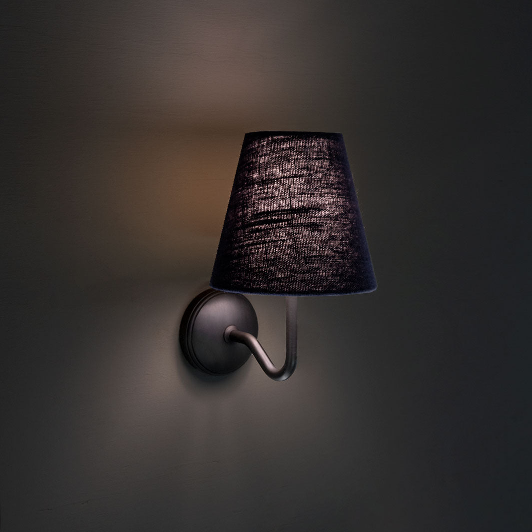 Rynx | Malvern Small Wall Lamp Basalt Gray - Bronze