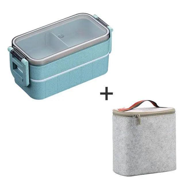Rynx | Sustainable Wheat Straw Lunch Box with Cutlery: Your Eco-Friendly Eating Essential