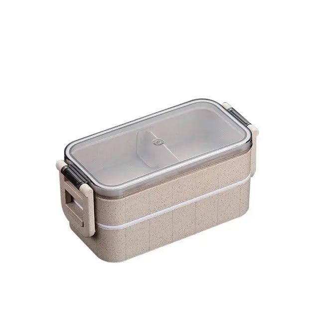 Rynx | Sustainable Wheat Straw Lunch Box with Cutlery: Your Eco-Friendly Eating Essential