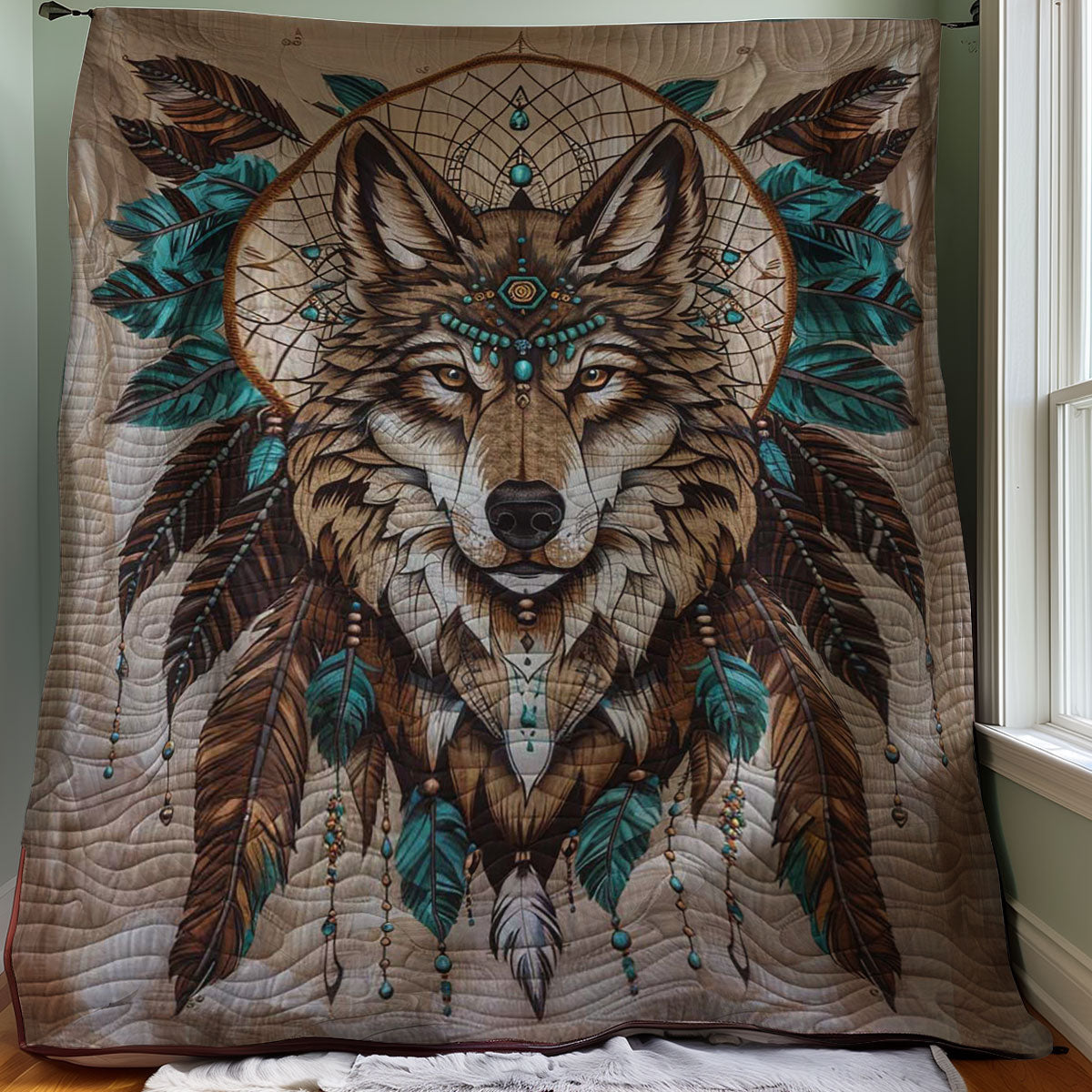 Rynx | Native American Wolf Blanket