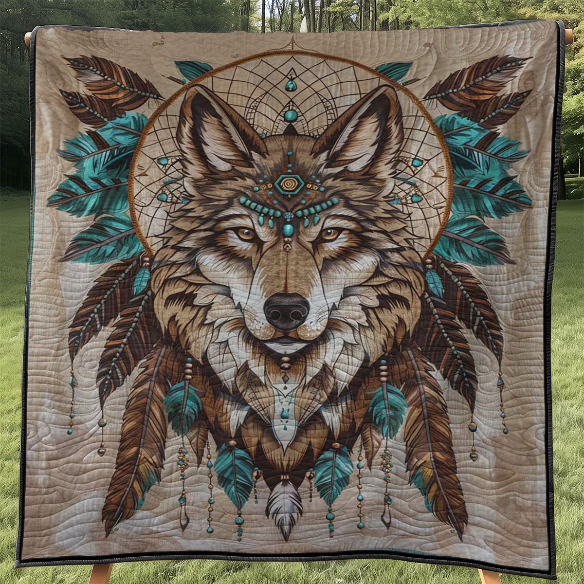 Rynx | Native American Wolf Blanket