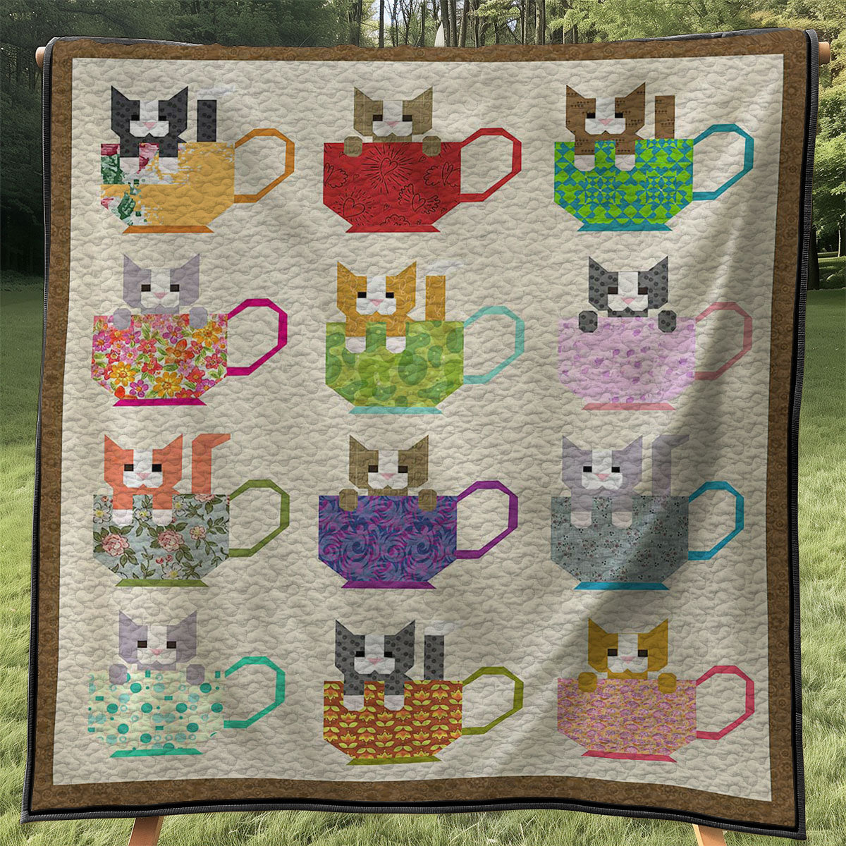 Rynx | Teacup Cat Quilt