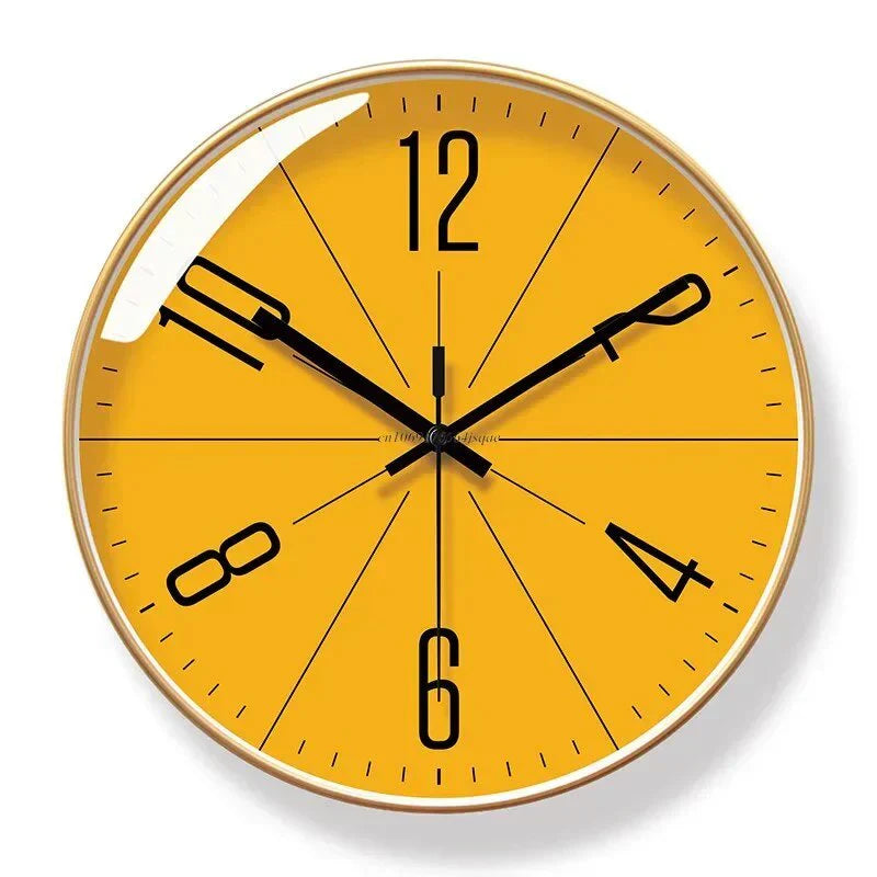 Rynx | Modern Nordic Style Wall Clock - Elegant Design - Perfect Time Display