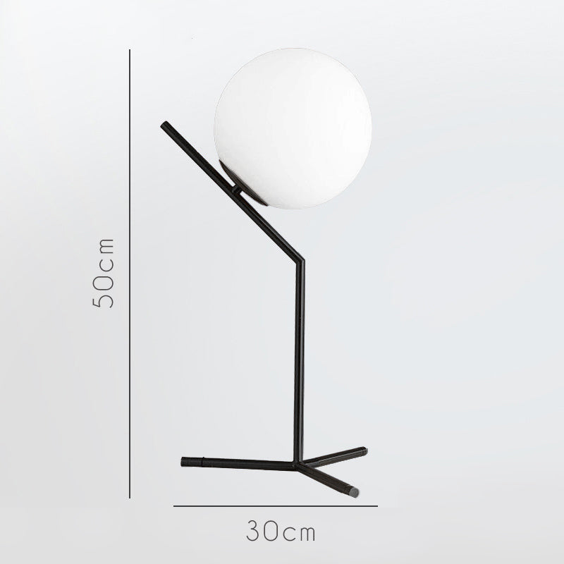 Rynx Classic Nordic Table Lamp Black - C