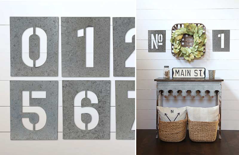 Rynx | *GIANT* Metal Number Stencils Set of 11