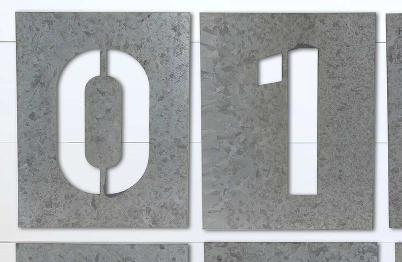 Rynx | *GIANT* Metal Number Stencils Set of 11