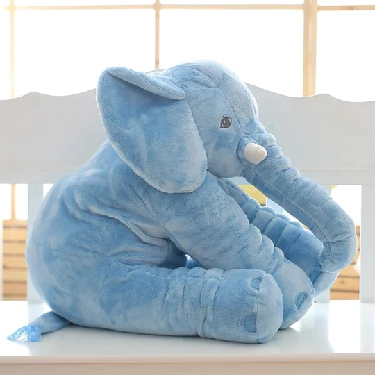 Rynx | Baby Elephant Cuddle Pillow Blue