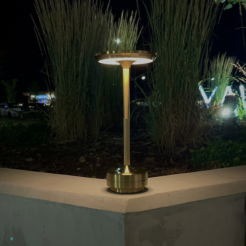 Rynx | Ambient Metallic Wireless Table Lamp