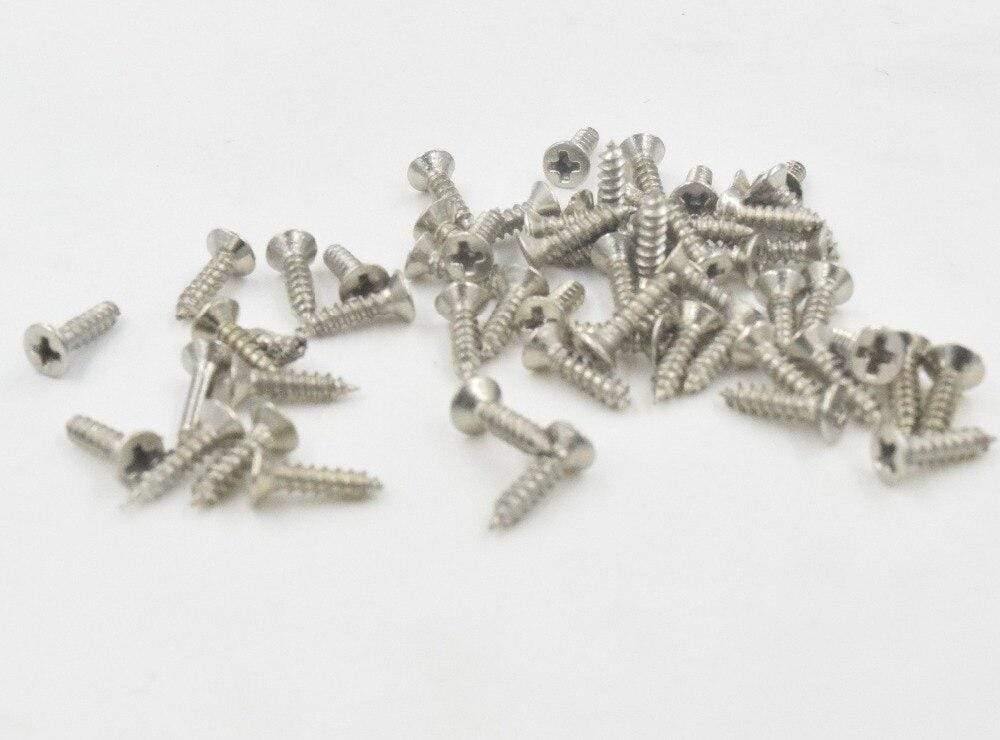 Rynx | 100 PIECES 2 * 5mm 2 * 6mm 2 * 8mm 2 * 10mm Flat Small Screw Carpenter Screw Hardware Accessories Box Wood Furniture