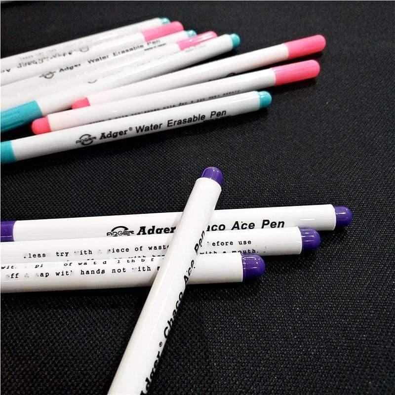 Rynx | 6 pieces water-soluble pen fabric markers soluble cross stitch pencil patchwork sewing work for sewing tool accessories crafts