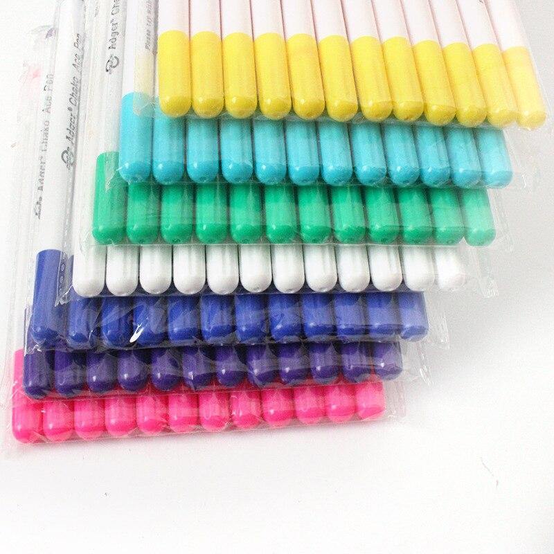 Rynx | 6 pieces water-soluble pen fabric markers soluble cross stitch pencil patchwork sewing work for sewing tool accessories crafts