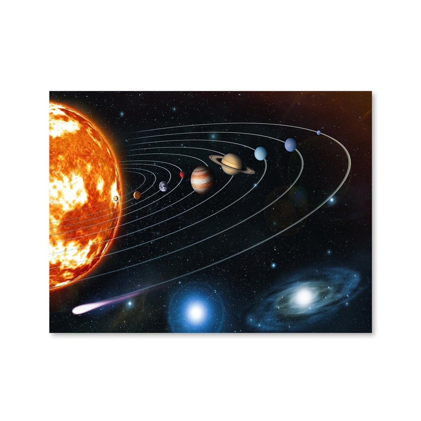 Rynx | Planets and Galaxies Canvas