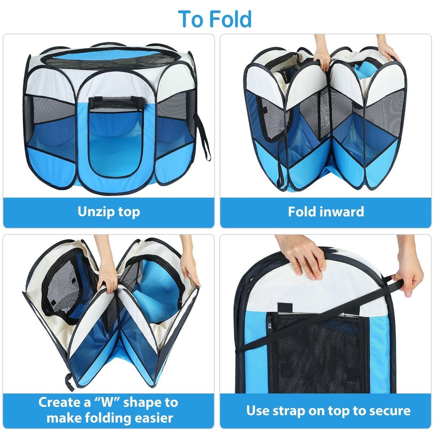 Rynx | Portable Foldable Pet Play Area For Dogs Cats Other Pets