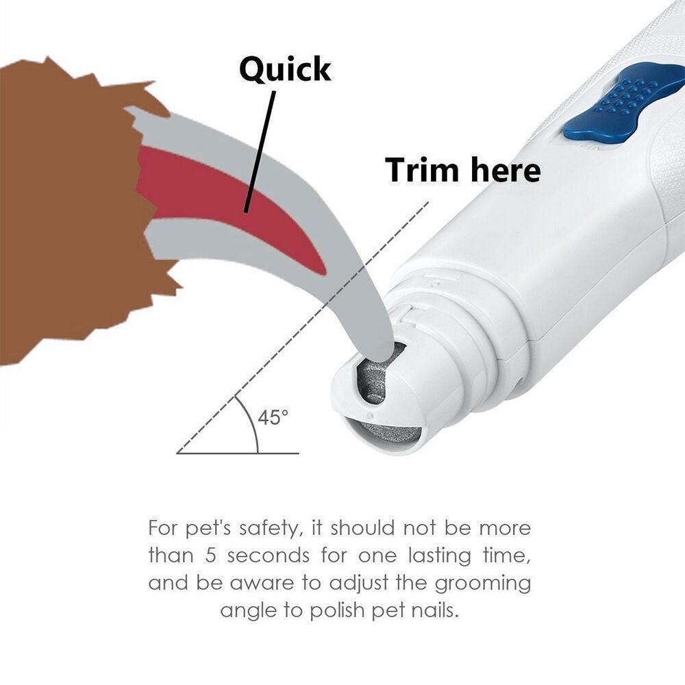 Rynx | Pro Pet Dog Cat Nail Clipper Care Tool Grinding Machine Electric Clipping Kit