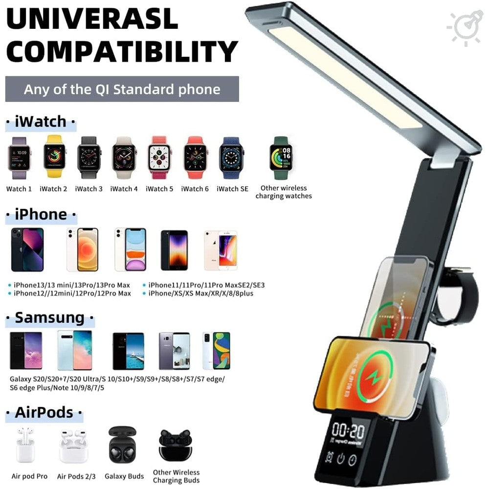 Rynx | LED Desk Lamp with Wireless Charger
