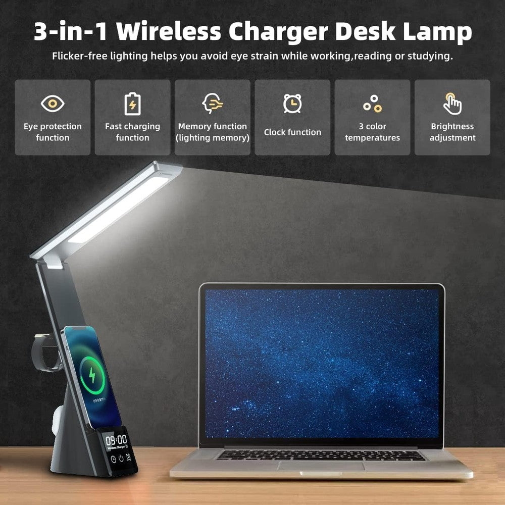 Rynx | LED Desk Lamp with Wireless Charger
