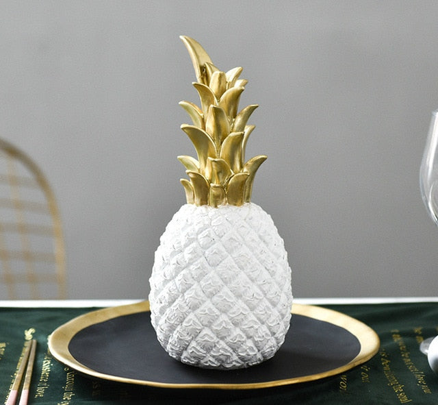Rynx | vergoldete Ananas Objet d'Art
