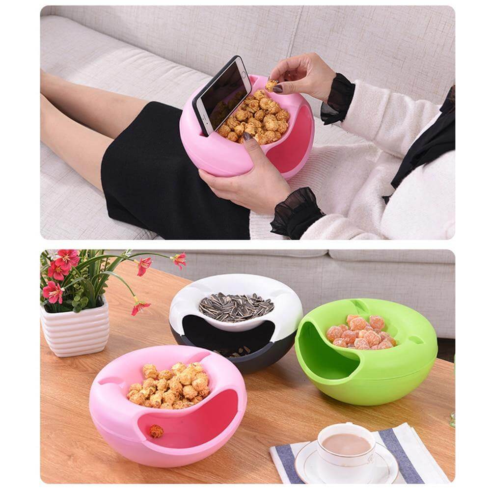 Rynx | Snacks Bowl With Phone Holder