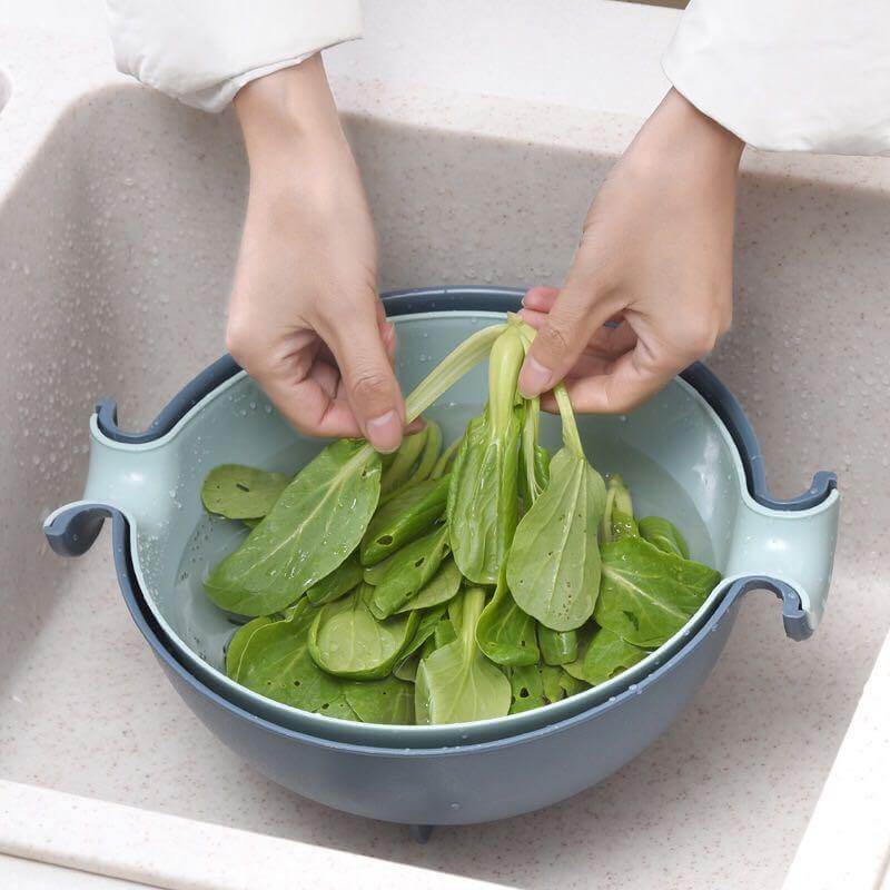 Rynx | Pastel Double Drain Basket Bowl