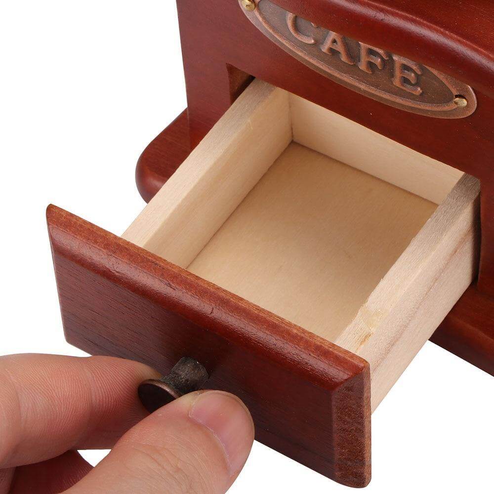 Rynx | Wooden Antique Manual Coffee Grinder