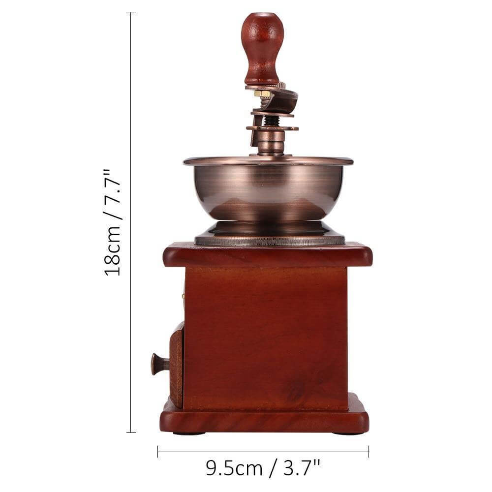 Rynx | Wooden Antique Manual Coffee Grinder